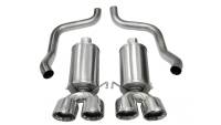 CORSA Performance - CORSA Performance 14470 Corsa 2009-2013 Chevrolet Corvette C6 6.2L V8 Polished Xtreme Axle-Back Exhaust - Image 3