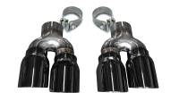 CORSA Performance - CORSA Performance 14479BLK Corsa 2016-2019 Cadillac ATS 3.6T 4in Inlet / 4in Outlet Twin Black Tip Kit (For Corsa Exhaust Only) - Image 1