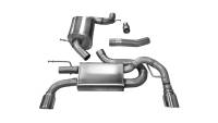 CORSA Performance - CORSA Performance 14491 Corsa 2010-2014 Volkswagen GTI Mk6 Polished Touring 3.0in Cat-Back Dual Exit Polished Pro-SeriesTips - Image 2