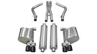 CORSA Performance - CORSA Performance 14522BLK Corsa 2011-2014 Dodge Charger R/T 5.7L V8 Black Xtreme Cat-Back Exhaust - Image 3