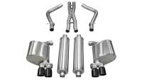 CORSA Performance - CORSA Performance 14522BLK Corsa 2011-2014 Dodge Charger R/T 5.7L V8 Black Xtreme Cat-Back Exhaust - Image 4