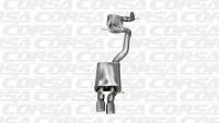CORSA Performance - CORSA Performance 14598BLK Corsa 06-10 Volkswagen GLI Mk5 Black Touring 3.0in Cat-Back Single Rear Exitn Black Pro-Series - Image 5