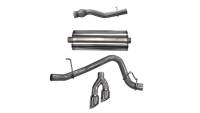 CORSA Performance - CORSA Performance 14749 Corsa 2015-2020 GMC Yukon Denali XL 6.2L V8 3in Cat-Back Single Side Exit Twin 4in Polished Tips - Image 1