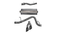 CORSA Performance - CORSA Performance 14749BLK Corsa 2015-2020 GMC Yukon Denali XL 6.2L V8 3in Cat-Back Single Side Exit Twin 4in Black Tips - Image 1