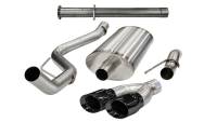 CORSA Performance - CORSA Performance 14760BLK Corsa 2011-2014 Ford F-150 Raptor 6.2L V8 145in Wheelbase Black Xtreme Cat-Back Exhaust - Image 1