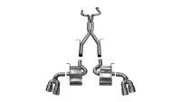 CORSA Performance - CORSA Performance 14770 Corsa 2016-2024 Chevy Camaro SS 6.2L Xtreme+ 2.75in Cat-Back Dual Rear Exit w/ Twin 4in PolishedTips - Image 1
