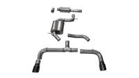 CORSA Performance - CORSA Performance 14834BLK Corsa 14-16 Volkswagen GTI Mk7 Black Sport 3.0in Cat-Back Dual Rear Exit with Single Pro-Series Tips - Image 2
