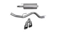 CORSA Performance - CORSA Performance 14837 Corsa 15-20 Ford F-150 5.0L V8 (Super Crew Cab) Polished Sport Single Side Dual 4in Tips CB Exhaust - Image 2
