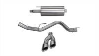 CORSA Performance - CORSA Performance 14837 Corsa 15-20 Ford F-150 5.0L V8 (Super Crew Cab) Polished Sport Single Side Dual 4in Tips CB Exhaust - Image 3
