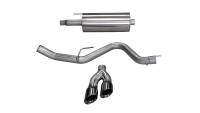 CORSA Performance - CORSA Performance 14837BLK Corsa 2015-2020 Ford F-150 5.0L V8 (Super Crew Cab) Black Sport Single Side Dual 4in Tips CB Exhaust - Image 4