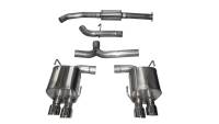 CORSA Performance - CORSA Performance 14857 Corsa 2015-2021 Subaru WRX Cat Back Exhaust Polished Quad 3.5in Tips Sport - Image 1
