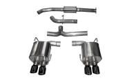 CORSA Performance - CORSA Performance 14857BLK Corsa 2015-2021 Subaru WRX Cat Back Exhaust Black Quad 3.5in Tips *Sport* - Image 3