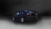CORSA Performance - CORSA Performance 14858BLK Corsa 2008-2015 Mitsubishi Lancer Evolution X Sedan 2.0L Black Sport Dual Rear Cat-Back Exhaust - Image 7
