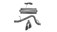 CORSA Performance - CORSA Performance 14859BLK Corsa 2015-2020 Chevy Tahoe/GMC Yukon Cat-Back Exhaust Sport 3in Single Side Twin Black 4in Tips - Image 1
