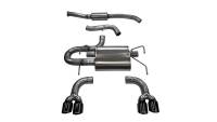 CORSA Performance - CORSA Performance 14862BLK Corsa 2008-2014 Subaru Impreza Hatchback STI 2.5L Turbo Manual Black Sport Cat-Back Exhaust - Image 4