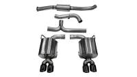 CORSA Performance - CORSA Performance 14863BLK Corsa 2011-2014 Subaru Impreza Sedan STI 2.5L Turbo Manual Black Sport Cat-Back Exhaust - Image 3