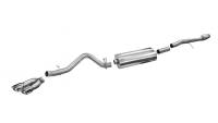 CORSA Performance - CORSA Performance 14866 Corsa 2014-19 Sierra/Silvrd 1500 Crew/Dbl / Short/Std. Bed 6.2L V8 Polished Sport Single SideCB Ext - Image 1