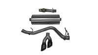 CORSA Performance - CORSA Performance 14871BLK Corsa 14-19 GMC Sierra/Chevy Silv 1500 Reg. Cab/Std. Bed 5.3L V8 Black Sport Single Side CB Exhaust - Image 1