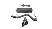 CORSA Performance - CORSA Performance 14871BLK Corsa 14-19 GMC Sierra/Chevy Silv 1500 Reg. Cab/Std. Bed 5.3L V8 Black Sport Single Side CB Exhaust - Image 3