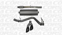 CORSA Performance - CORSA Performance 14874BLK Corsa 14-19 GMC Sierra/Chevy Silv 1500 Crew Cab/Std. Bed 5.3L V8 Black Sport Single Side CB Exhaust - Image 3