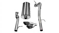 CORSA Performance - CORSA Performance 14882BLK Corsa 2011-2014 GMC Yukon 6.2L V8 3in Cat-Back Single Side w Twin 4in Black Pro-Series Tips - Image 2
