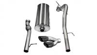 CORSA Performance - CORSA Performance 14882BLK Corsa 2011-2014 GMC Yukon 6.2L V8 3in Cat-Back Single Side w Twin 4in Black Pro-Series Tips - Image 3