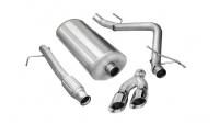 CORSA Performance - CORSA Performance 14900 Corsa 2009-2013 Chevrolet Silverado Reg. Cab/Long Bed 1500 4.8L V8 Polished Sport Cat-Back Exhaust - Image 4