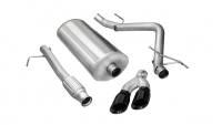 CORSA Performance - CORSA Performance 14900BLK Corsa 2009-2013 GMC Sierra 4.8L V8 3in Cat-Back Single Side w Twin 4in Black Pro-Series Tips - Image 4