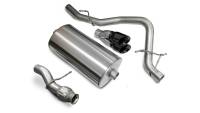 CORSA Performance - CORSA Performance 14912BLK Corsa 2009-2014 Chevrolet Tahoe 5.3L V8 Black Sport Cat-Back Exhaust - Image 1