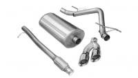 CORSA Performance - CORSA Performance 14925 Corsa 2010-2013 Chevrolet Silverado Crew Cab/Short Bed 1500 4.8L V8 Polished Sport Cat-Back Exhaust - Image 2