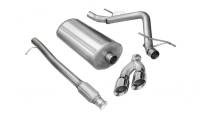 CORSA Performance - CORSA Performance 14925 Corsa 2010-2013 Chevrolet Silverado Crew Cab/Short Bed 1500 4.8L V8 Polished Sport Cat-Back Exhaust - Image 3