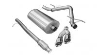 CORSA Performance - CORSA Performance 14925 Corsa 2010-2013 Chevrolet Silverado Crew Cab/Short Bed 1500 4.8L V8 Polished Sport Cat-Back Exhaust - Image 4