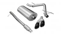 CORSA Performance - CORSA Performance 14925BLK Corsa 2010-2013 Chevrolet Silverado Crew Cab/Short Bed 1500 4.8L V8 Black Sport Cat-Back Exhaust - Image 3