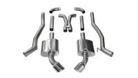 CORSA Performance - CORSA Performance 14968 Corsa 2011-2015 Chevrolet Camaro SS 6.2L V8 Manual Polished Xtreme 3in Cat-Back - Image 3