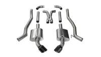 CORSA Performance - CORSA Performance 14968BLK Corsa 2011-2015 Chevrolet Camaro SS 6.2L V8 Manual Black Xtreme 3in Cat-Back - Image 4