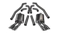 CORSA Performance - CORSA Performance 14971 Corsa 2012-2015 Chevrolet Camaro Coupe ZL1 6.2L V8 Polished Sport Cat-Back + XO Exhaust - Image 1