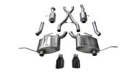 CORSA Performance - CORSA Performance 14991BLK Corsa 2011-2021 Jeep Grand Cherokee Black 2.5in Dual Rear Exit Cat-Back Exhaust - Image 3
