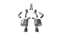CORSA Performance - CORSA Performance 14995BLK Corsa 2015-2023 Dodge Charger SRT / Scat Pack / R/T 6.4L Black Sport Cat-Back Exhaust - Image 2