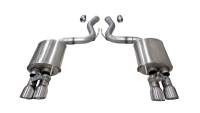 CORSA Performance - CORSA Performance 21002 Corsa 2018-2023 Ford Mustang GT Fastback 5.0L 3in Sport Axle-Back Exhaust w/ 4in Polished Tips - Image 3
