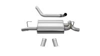 CORSA Performance - CORSA Performance 21013 Corsa 2018-2025 Jeep Wrangler JL 2.5in Dual Rear Turn Down Exit Sport Axle-Back Exhaust - Image 4