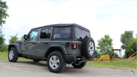 CORSA Performance - CORSA Performance 21013 Corsa 2018-2025 Jeep Wrangler JL 2.5in Dual Rear Turn Down Exit Sport Axle-Back Exhaust - Image 5