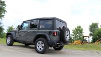 CORSA Performance - CORSA Performance 21015 Corsa 2018-2025 Jeep Wrangler JL 2.5in Dual Rear Turn Down Exit Touring Axle-Back Exhaust - Image 9