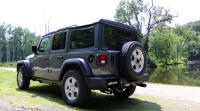 CORSA Performance - CORSA Performance 21016 Corsa 2018-2025 Jeep Wrangler JL 2.5in Dual Rear Exit Polished Tips Touring Axle-Back Exhaust - Image 5