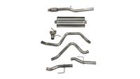 CORSA Performance - CORSA Performance 21033 Corsa 19-23 Chevy Silverado/GMC Sierra 6.2L Crew Cab Short Bed 147.5 Cat-Back Dual Rear Exit No Tips - Image 1
