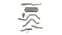 CORSA Performance - CORSA Performance 21033 Corsa 19-23 Chevy Silverado/GMC Sierra 6.2L Crew Cab Short Bed 147.5 Cat-Back Dual Rear Exit No Tips - Image 2