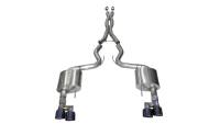 CORSA Performance - CORSA Performance 21040BLK Corsa 18-23 Ford Mustang 5.0L V8 3in Xtreme Cat-Back Dual Rear Exit w/ 4in Black PVD Pro-Series Tips - Image 1