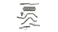 CORSA Performance - CORSA Performance 21043 Corsa 2019-24  Silverado/Sierra 5.3L V8 3in Dual Rear Exit 157in Wheelbase Catback - Sport (No Tips) - Image 2