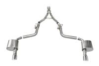 CORSA Performance - CORSA Performance 21072 Corsa 15-23 Charger SRT/Hellcat/Redeye 2.75in Valved Catback Dual Rear Exit w/ Single 4.5inPol Tips - Image 1
