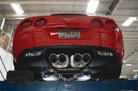 CORSA Performance - CORSA Performance 21077 Corsa 06-13 Chevy Corvette C6 Z06 7.0L / 09-13 ZR1 6.2L Polished Axle-Back Exhaust w/4.5in Twin Tips - Image 5