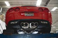CORSA Performance - CORSA Performance 21077 Corsa 06-13 Chevy Corvette C6 Z06 7.0L / 09-13 ZR1 6.2L Polished Axle-Back Exhaust w/4.5in Twin Tips - Image 6